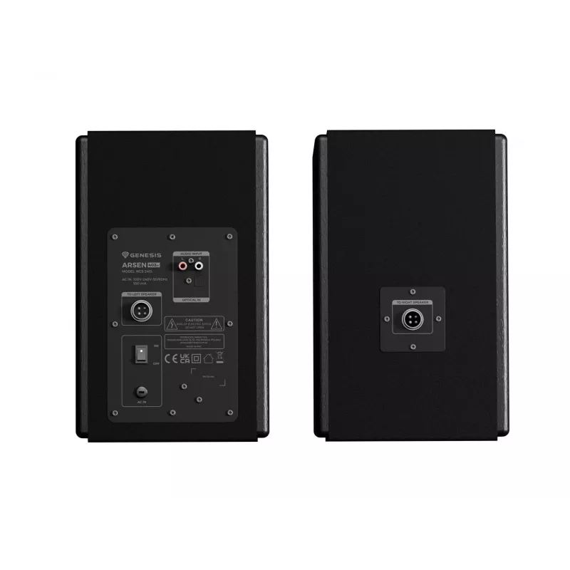 Genesis Arsen 402BT NGS-2415 pöytäkaiuttimet, 2.0, 60 W, Bluetooth 5.3, musta