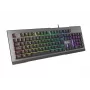 GENESIS Rhod 500 RGB pelinäppäimistö - kalvomekaaninen, espanjalainen QWERTY, musta/harmaa