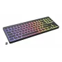 GENESIS Thor 430 TKL langaton mekaaninen pelinäppäimistö, Outemu Red -kytkimet, RGB-valaistus, kolmoistila (USB-C/2.4GHz/Bluetooth), US-englantilainen QWERTY, musta