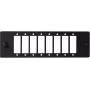 GETFORT 38863 SC-duplex kuituadapterimoduuli patch-paneeleille, 6 porttia, 12 kuitua, musta