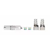 GETFORT 58459 Cat.6 UTP työkaluton RJ45 Keystone -moduuli, valkoinen