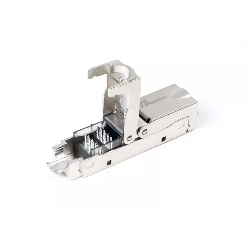 GETFORT 58459 Cat.6 UTP työkaluton RJ45 Keystone -moduuli, valkoinen