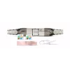 GETFORT 58459 Cat.6 UTP työkaluton RJ45 Keystone -moduuli, valkoinen