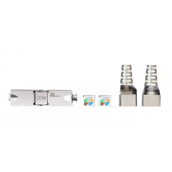 GETFORT 58460 CAT.6A työkaluton suojattu RJ45 Keystone Jack -moduuli