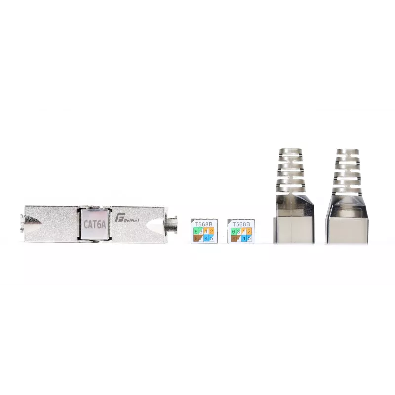 GETFORT 58460 CAT.6A työkaluton suojattu RJ45 Keystone Jack -moduuli