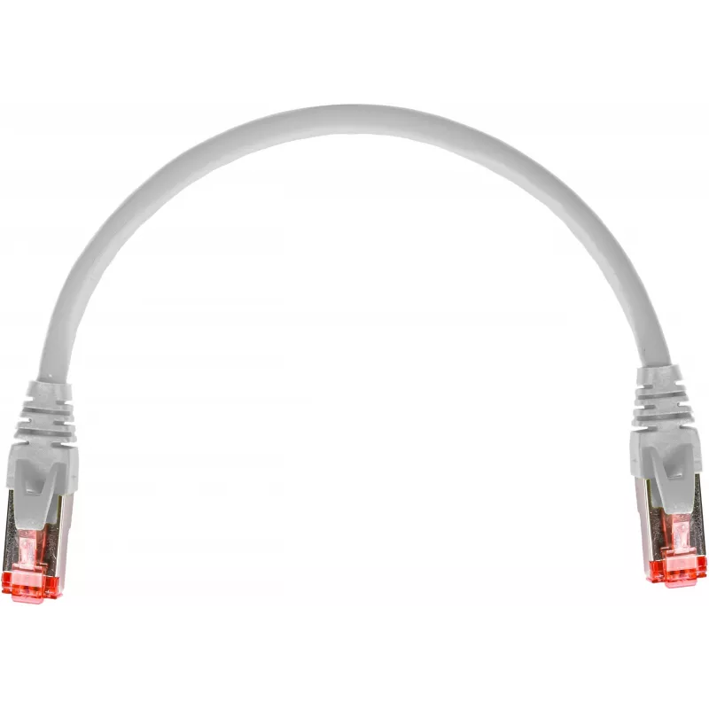 GETFORT Cat.6A S/FTP LSOH -verkkokaapeli 0,25 m harmaa