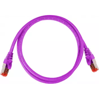 GETFORT Cat.6A S/FTP LSOH -verkkokaapeli 0,5 m violetti