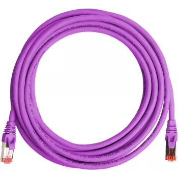 GETFORT Cat.6A S/FTP LSOH patchkaapeli 5m violetti