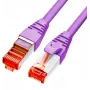 GETFORT Cat.6A S/FTP LSOH patchkaapeli 5m violetti