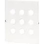 GETFORT GF-S9F Asennuslevy 9 F-liittimelle, multimediakaapeille
