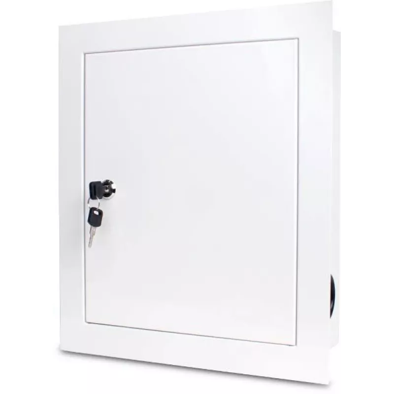 Getfort uppoasennettava multimedia-kotelo 350x300x100 mm (valkoinen) SPGF-350-300-100