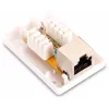 GETFORT GF-1G5EFTP suojattu pinta-asennettava RJ45-moduuli Cat.5e, valkoinen