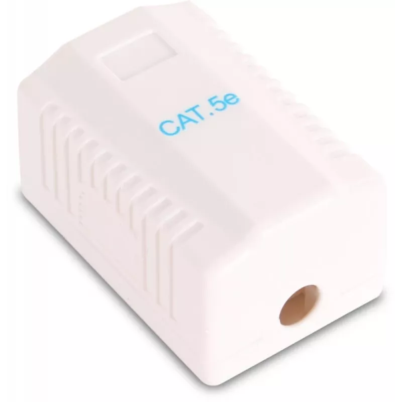 GETFORT GF-1G5EFTP suojattu pinta-asennettava RJ45-moduuli Cat.5e, valkoinen