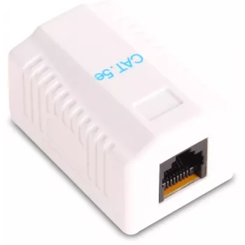 GETFORT GF-1G5EFTP suojattu pinta-asennettava RJ45-moduuli Cat.5e, valkoinen