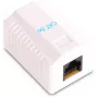 GETFORT GF-1G5EFTP suojattu pinta-asennettava RJ45-moduuli Cat.5e, valkoinen