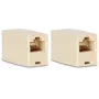 GETFORT GF-2G5E-BL-UTP RJ45 Cat.5e liitinliitäntä naaras-naaras UTP vaaleanharmaa