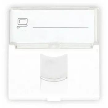 GETFORT GF-2MOD-1G 2-moduulin RJ45 datamoduuli 45x45mm Cat.6 UTP valkoinen