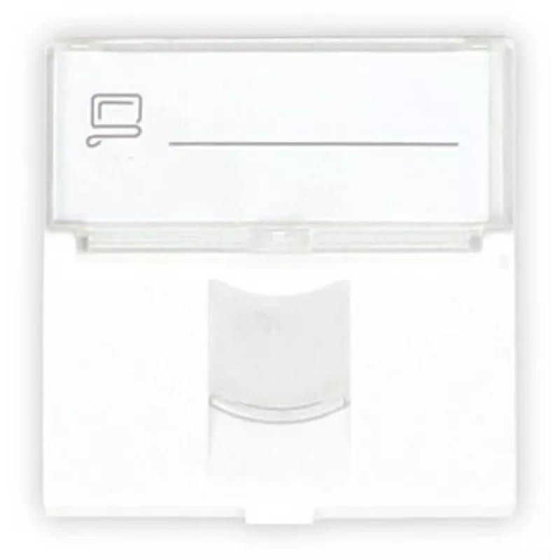 GETFORT GF-2MOD-1G 2-moduulin RJ45 datamoduuli 45x45mm Cat.6 UTP valkoinen