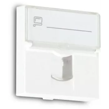 GETFORT GF-2MOD-1G 2-moduulin RJ45 datamoduuli 45x45mm Cat.6 UTP valkoinen