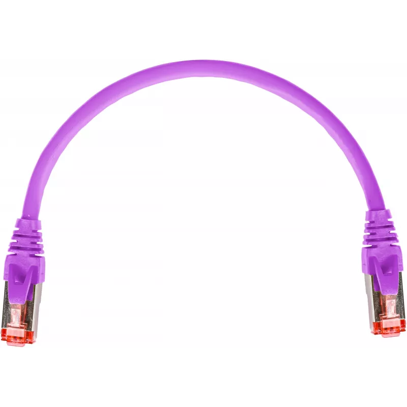 GETFORT GF-PC6ASFTP-0.25V Cat.6A S/FTP LSOH -verkkokaapeli 0,25 m violetti