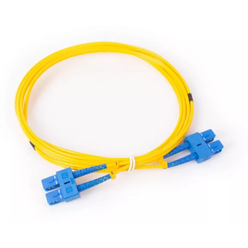GETFORT GF-SUSUD2 yksimuotokuitu duplex kuitu-patch-kaapeli SC/UPC SC/UPC, 2 m, keltainen