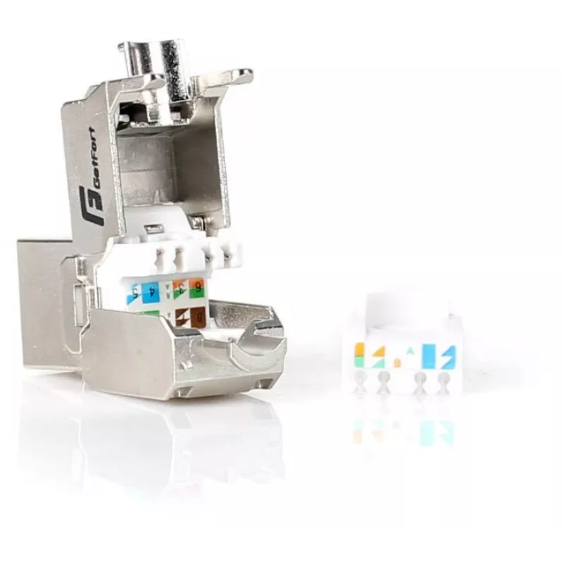 GETFORT KGF-6AFTP-NT Cat.6A FTP työkaluton keystone-liitinmoduuli