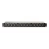 GETFORT PGF-6FTP24-B6 patch-paneeli FTP Cat.6 24-porttia 19 tuuman 1U musta