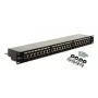 GETFORT PGF-6FTP24-B6 patch-paneeli FTP Cat.6 24-porttia 19 tuuman 1U musta
