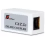 GETFORT RJ45 Cat.5e UTP liitin naaras-naaras (musta)