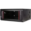 GETFORT WGF04-65EH-DGB 19 tuuman 4U seinäkotelo, kaksiosainen, 600x550 mm, musta