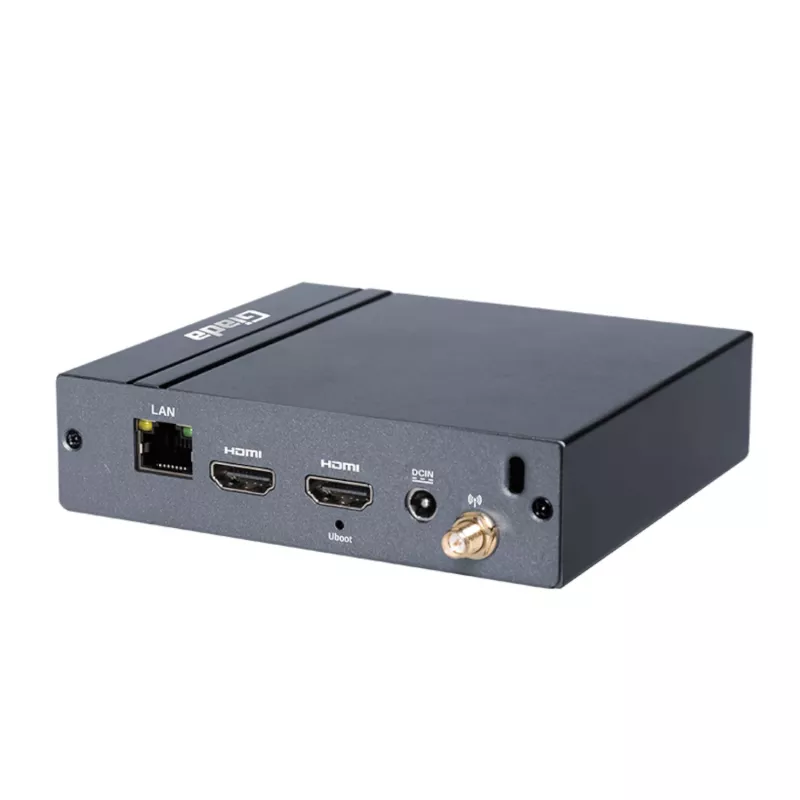 Giada DN24 Raspberry Pi Dual-HDMI ARM multimediasoitin (CM4 Lite | 2GB | 32GB eMMC)