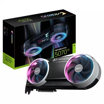 Gigabyte AORUS GeForce RTX 5070 Ti INFINITY 16GB GDDR7 -näytönohjain