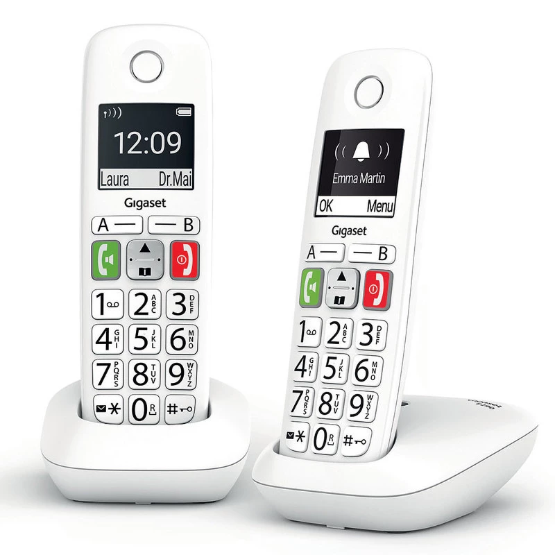 Gigaset E290 langaton DECT-puhelin valkoinen