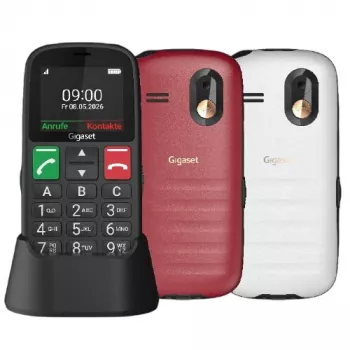 Gigaset GL30 Black | Dual-SIM-ominaisuuspuhelin SOS-hätäpainikkeella