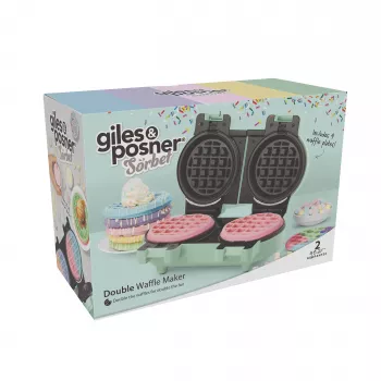 Giles & Posner EK5922GSGRVDE kaksinkertainen vohvelirauta