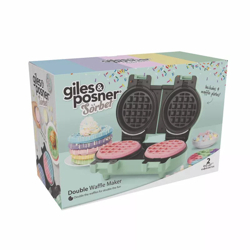 Giles & Posner EK5922GSGRVDE kaksoisvohvelirauta