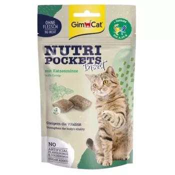 GimCat Nutri Pockets hyönteinen kissanmintulla 60g