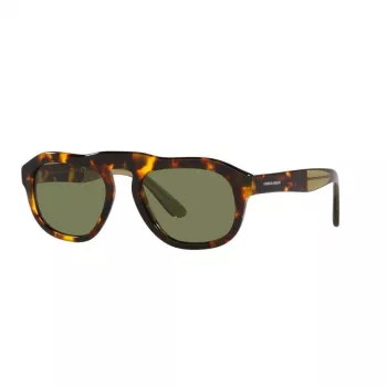 GIORGIO ARMANI AR8173-50922A miesten kulmikkaat aurinkolasit mattamusta harmaa liukuväri 52 mm