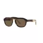 GIORGIO ARMANI AR8173-595873 miesten aurinkolasit, havanna-asetaattikehys, harmaat polykarbonaattilinssit, 52 mm