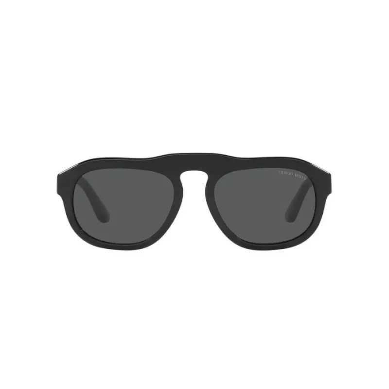GIORGIO ARMANI MAN AR8173-500187 suorakaiteen muotoiset aurinkolasit musta/harmaa 52 mm