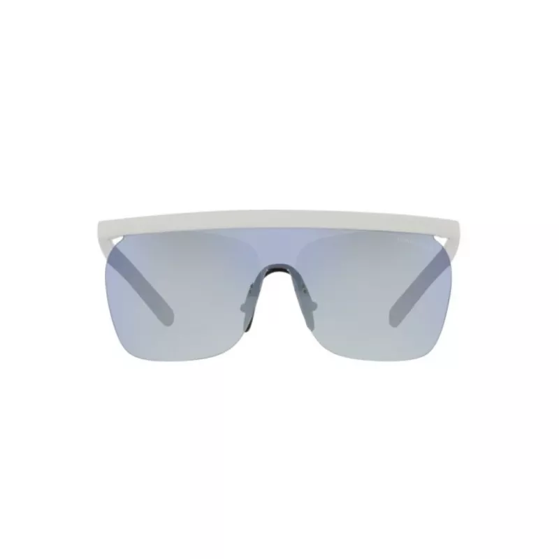 Giorgio Armani miesten aurinkolasit AR8169-5344D6 neliömäinen kehys läpinäkyvä harmaa tummanharmaa UV400