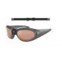 GIORGIO ARMANI unisex-aurinkolasit AR8201Q60504Z musta kehys harmaat liukuvärjätyt linssit 61 mm