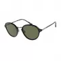GIORGIO ARMANI naisten aurinkolasit AR8139-500131 musta asetaattikehys, kulmikas muoto, harmaat linssit, 51 mm