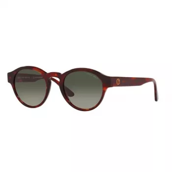 GIORGIO ARMANI naisten aurinkolasit AR8146-596271 Havana asetaatti vihreä liukuväri 50/15/145 mm