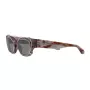 GIORGIO ARMANI naisten aurinkolasit AR8185U59761W - musta asetaattikehys, tummanharmaat liukuväri linssit, 50/19/140 mm