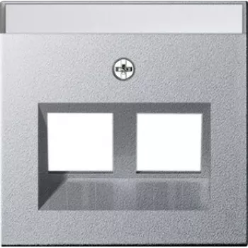 GIRA 264026 RJ-45-liitäntärasia, Cat.6A suojattu, alumiini