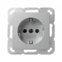 GIRA 445326 SCHUKO-pistorasia SH System 55 F alumiini