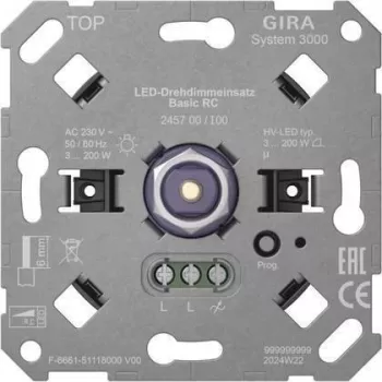 Gira LED-kiertosäädin Basic RC System 3000 245700