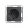 Gira Schuko-pistorasiaosa, System 55, antrasiitti 018828