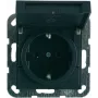 GIRA Schuko pistorasiaosa System 55 antrasiitti 045428